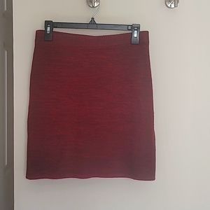 Red and grey knitt pencil skirt from Mossimo in the size medium